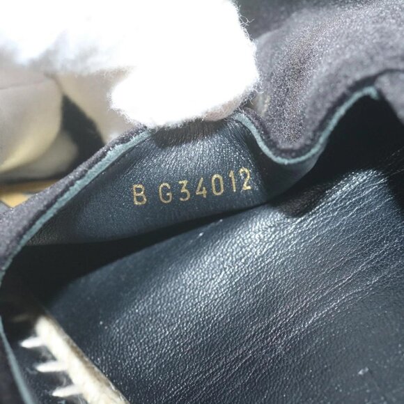 CHANEL Pumps Shoes Velor 38 Black CC Auth - Picture 14 of 16